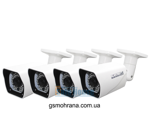 Комплект MEGA-AHD видеонаблюдения 5МП | Комплект MEGA-AHD відеоспостереження 5МП AK04S-W206/S500