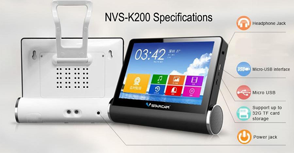 Мережевий мультимедійний 4-хканальний відеореєстратор Vstarcam K200