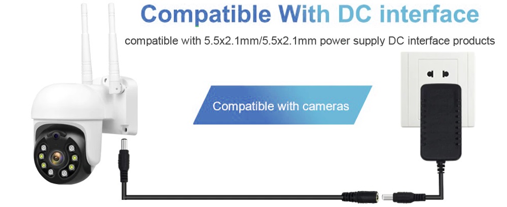 Удлинитель питания PEC-DC12 - подключение