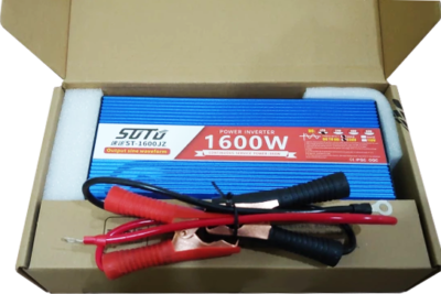 Інвертор перетворювач напруги 12V в 220V із чистою синусоїдою – Комплектація