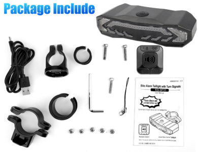 Багатофункціональна велосипедна сигналізація KS-SF31 – Комплектація
