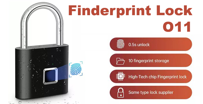 Біометричний навісний замок KERUI O11 зі сканером відбитка пальців Біометричний навісний замок KERUI O11 зі сканером відбитка пальців