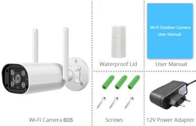 IP камера вуличного відеоспостереження WIFI 60S – Комплектація