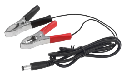 Кабель переходник DC 5,5×2,1 с "крокодилами" AWC-12V