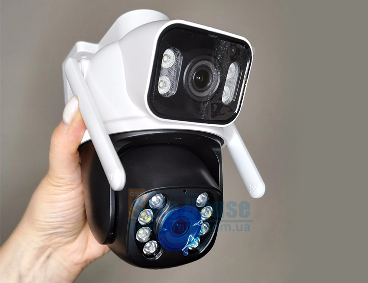 Двойная уличная WIFI IP камера наблюдения BESDER A8BQ | Подвійна вулична WIFI IP камера спостереження BESDER A8BQ