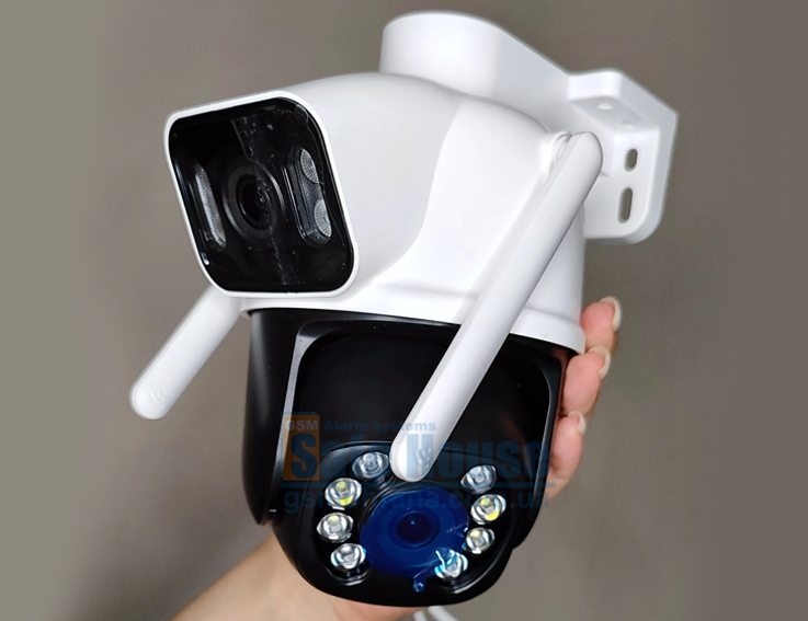 Двойная уличная WIFI IP камера наблюдения BESDER A8BQ | Подвійна вулична WIFI IP камера спостереження BESDER A8BQ