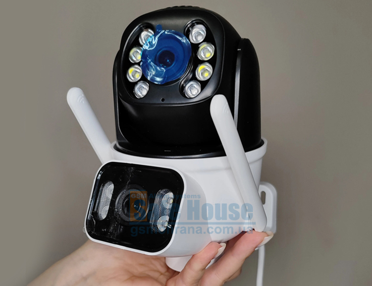 Двойная уличная WIFI IP камера наблюдения BESDER A8BQ | Подвійна вулична WIFI IP камера спостереження BESDER A8BQ