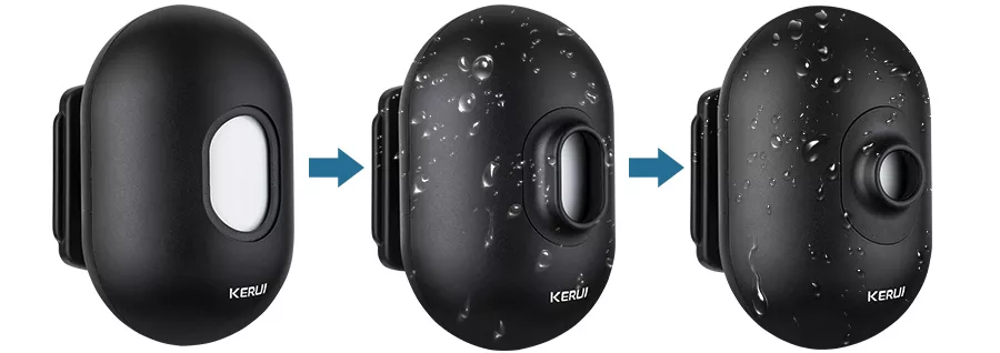 Бездротовий датчик руху PIR-861FSK_black Бездротовий датчик руху PIR-861FSK для сигналізації KERUI DW9