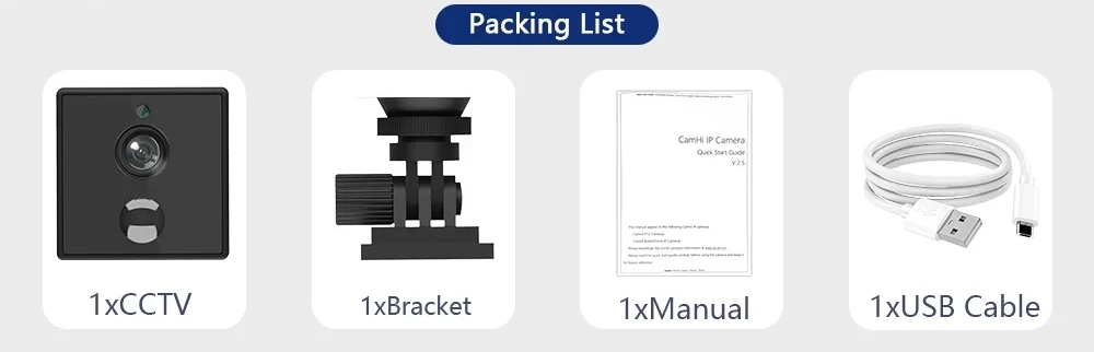 4G міні IP камера відеоспостереження під SIM-картку OKAM T31-5MP – Комплектація