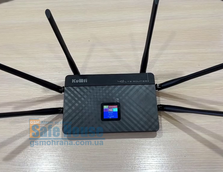 4G WIFI LTE роутер с встроенным аккумулятором KuWFi CPF907 | 4G WIFI LTE роутер із вбудованим акумулятором KuWFi CPF907