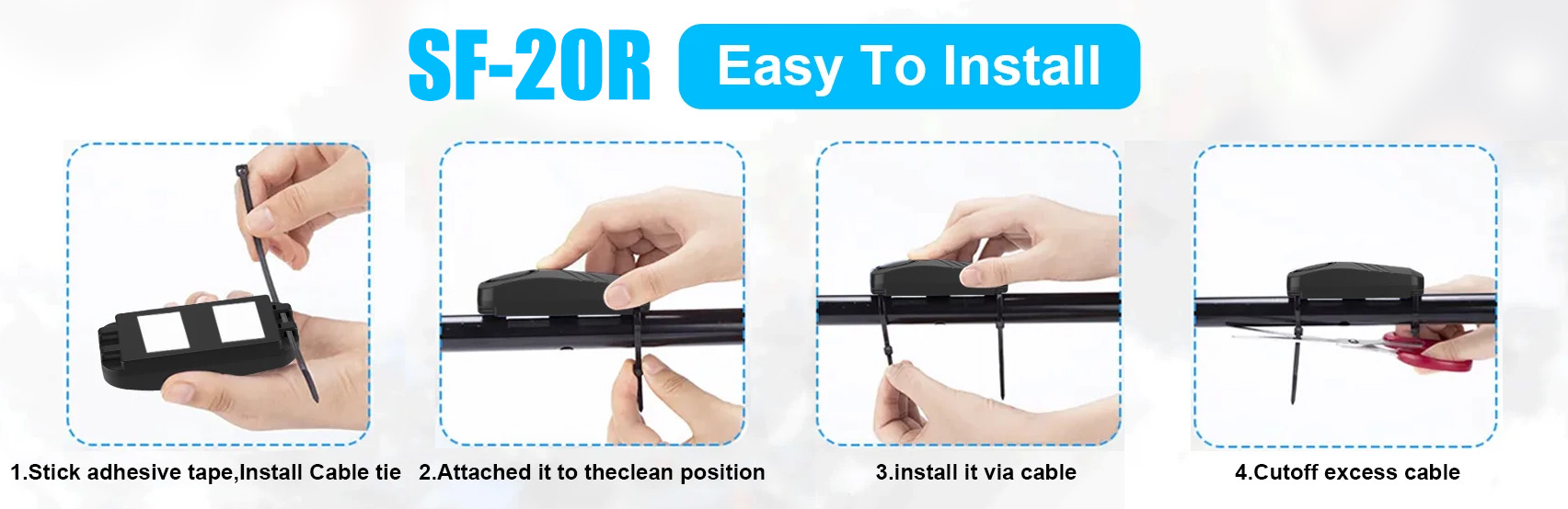 Звуковая вело-сигнализация SF-20R с датчиком вибрации