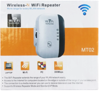 Бездротовий WiFi підсилювач ретранслятор (репітер) MT02