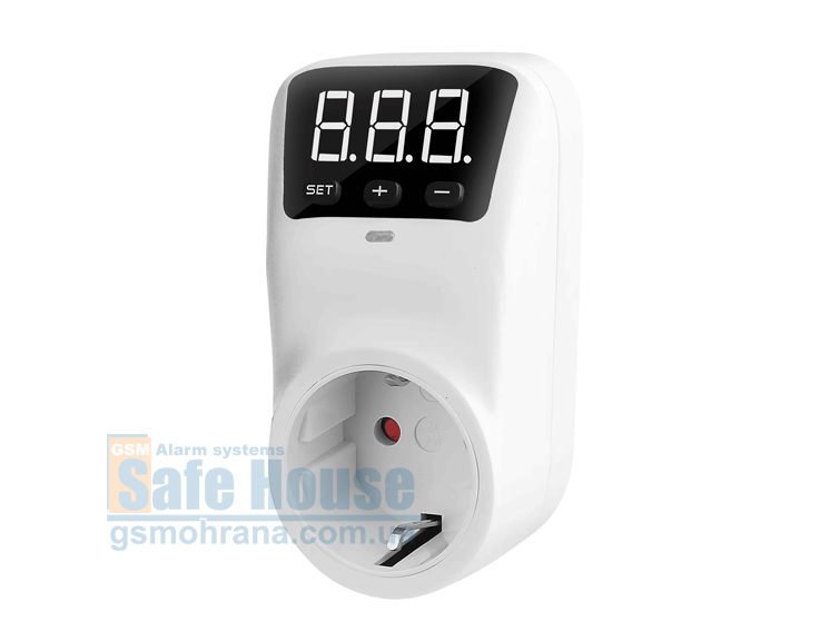 Реле напряжения для розетки с HD-дисплеем HLP02 | Реле напруги для розетки з HD-дисплеєм HLP02