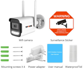 WIFI IP камера наблюдения с умным распознаванием TPTEK WO2015EXM-5MP