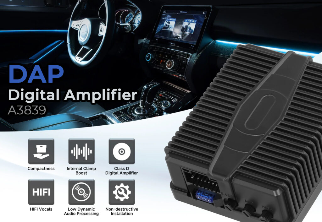 Автомобильный 4-канальный HIFI усилитель DAP A3839