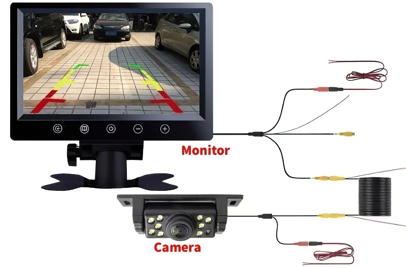 Парковочная система 7" LCD монитор + камера DriveSafe V9 PRO