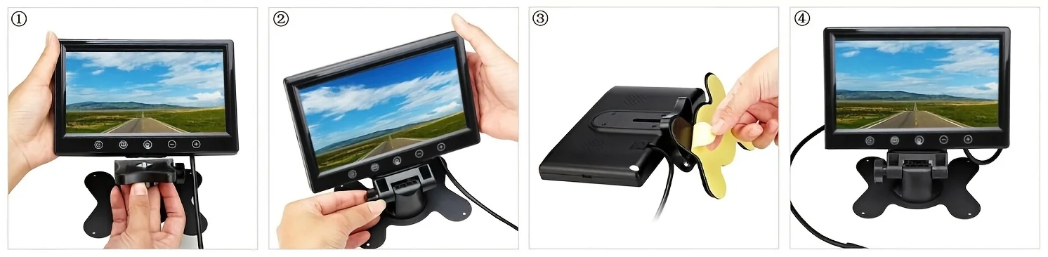 Парковочная система 7" LCD монитор + камера DriveSafe V9 PRO