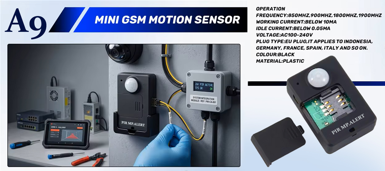 Мини GSM сигнализация PIR MP.Alert A9 | Міні GSM сигналізація PIR MP.Alert A9